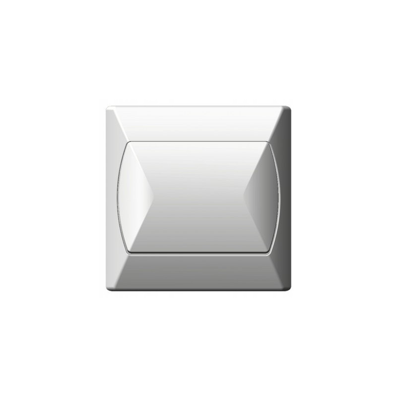 Włącznik p/t podwójny biały SCHMITH